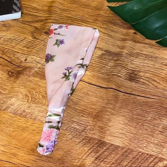 Women satin silk headband floral Japanese pattern New - Picture 6 of 11